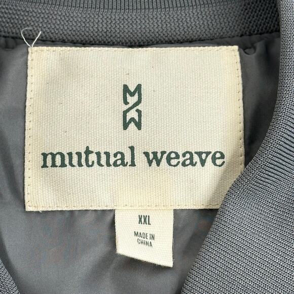 NWT Mutual Weave Gray Quilted Puffer Vest Full Zip Water Resistant Mens Size XXL - Picture 6 of 9